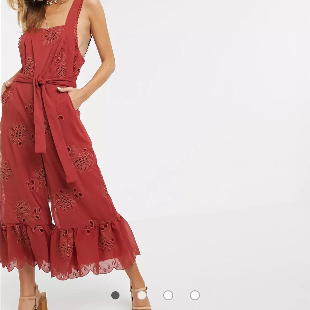Stevie May Garcia Ruffle Hem Jumpsuit